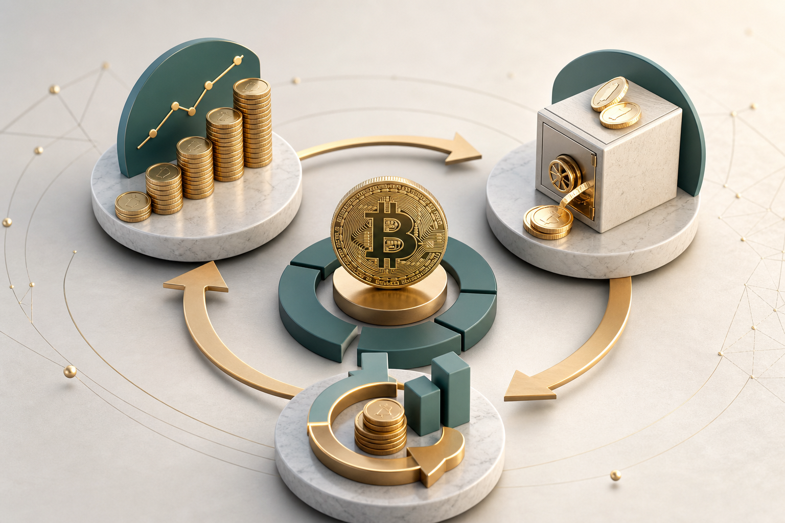 Krypto Cashflow-Plan: DCA, Teilgewinne und Reinvest sinnvoll kombinieren
