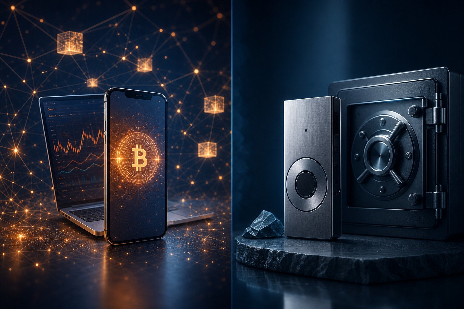 Krypto sicher verwahren: Hot Wallet vs. Cold Wallet verständlich erklärt